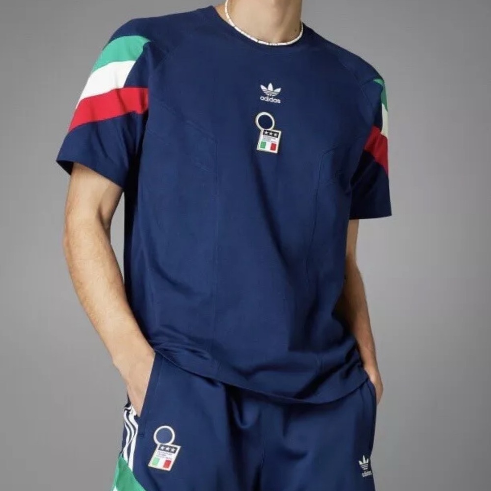 Adidas 🇮🇹 Adidas Originals [L] Italy FIGC Soccer Tee IY4631